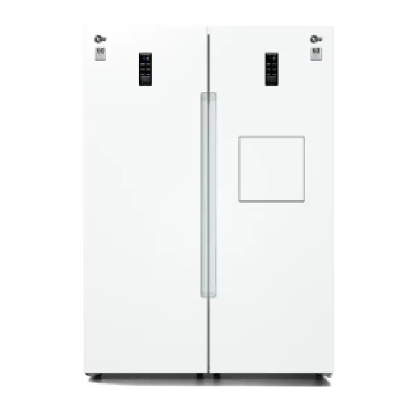 عکس اصلی یخچال فریزر دوقلو کلور مدل روسو آبریز سری ۷۰ رنگ سفید