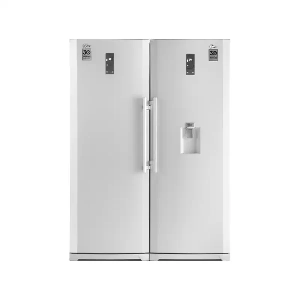 عکس اصلی یخچال فریزر دوقلو کلور مدل FNT 101- RNT 101 سری 70 استیل