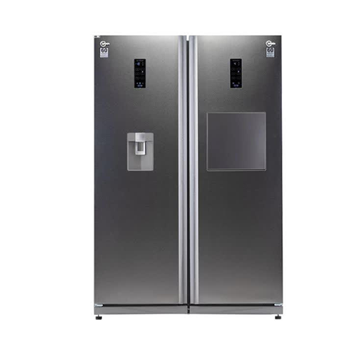 عکس اصلی یخچال فریزر دوقلو کلور مدل گلوری پلاس سری 60 استیل