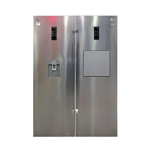 عکس اصلی یخچال فریزر دوقلو کلور مدل روسو پلاس سری 60 استیل
