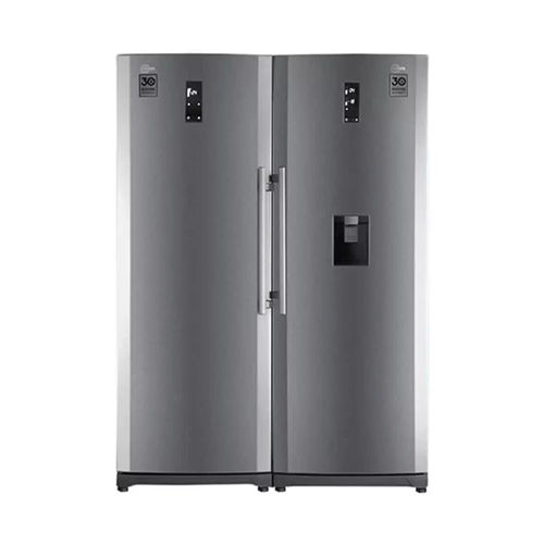 عکس اصلی یخچال فریزر دوقلو کلور مدل FNT 101- RNT 101 سری 70 استیل